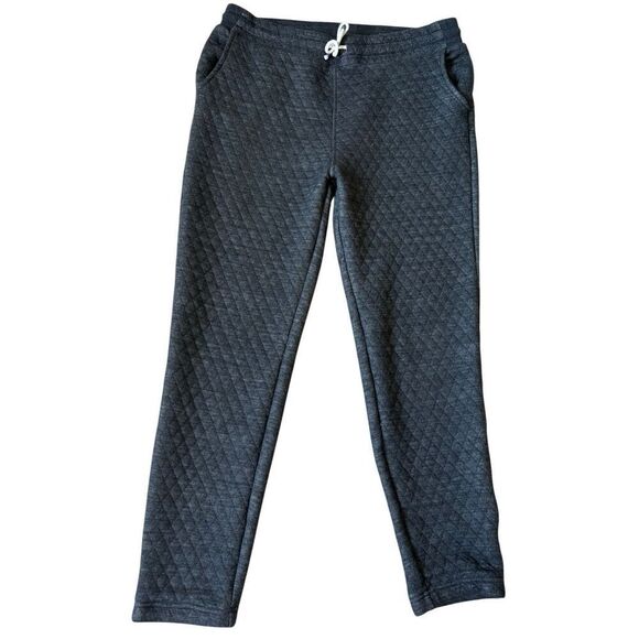 Marine Layer Pants - Marine Layer Women’s Quilted Charcoal Gray Joggers size Large L